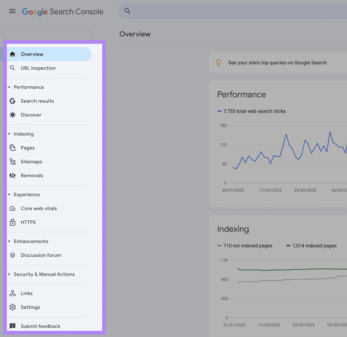 Google Search Console,左侧菜单中不包含 disavow 工具。