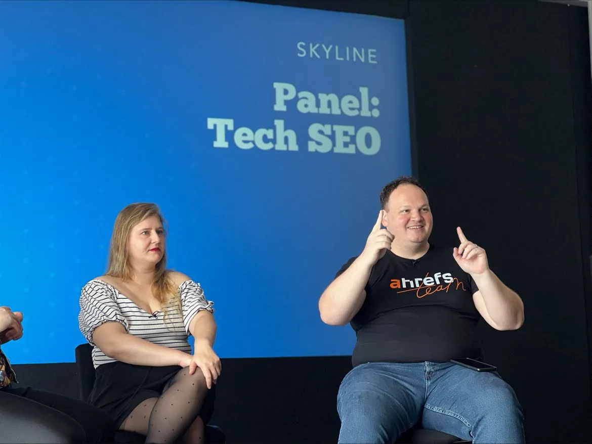 Patrick Stox 在 Tech SEO 座谈小组上