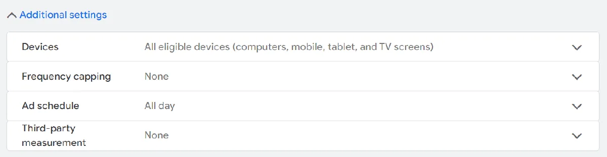 Google Ads 其他设置