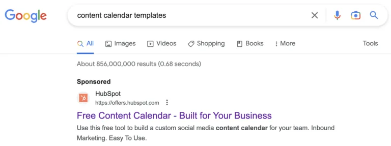 Google 广告是 pull(拉式)分发策略的良好示例