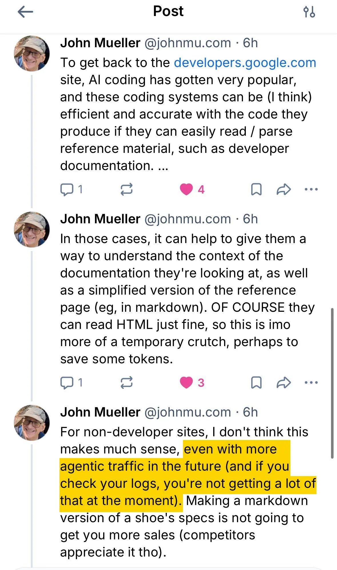 John Mueller 的推文串