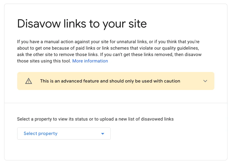 Google 的 disavow 工具