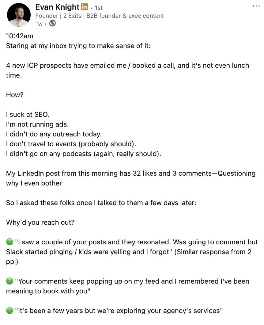 通过 LinkedIn 上的思想领导力内容获得商业成果