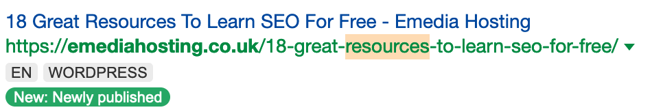 通过 Ahrefs 的 Site Explorer 中 Backlinks 报告发现的可复刻反向链接示例