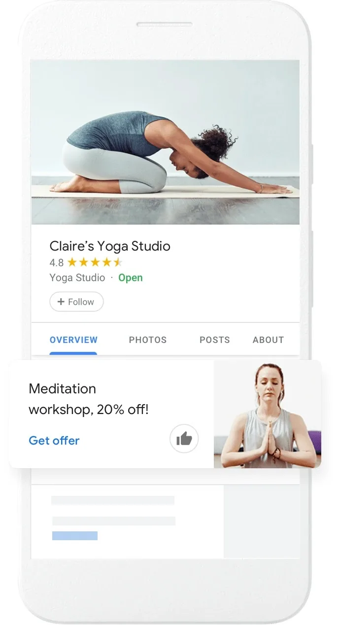 Claire's Yoga Studio 的 Google Business Profile