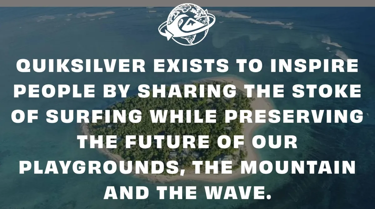Quiksilver 的品牌定位信息