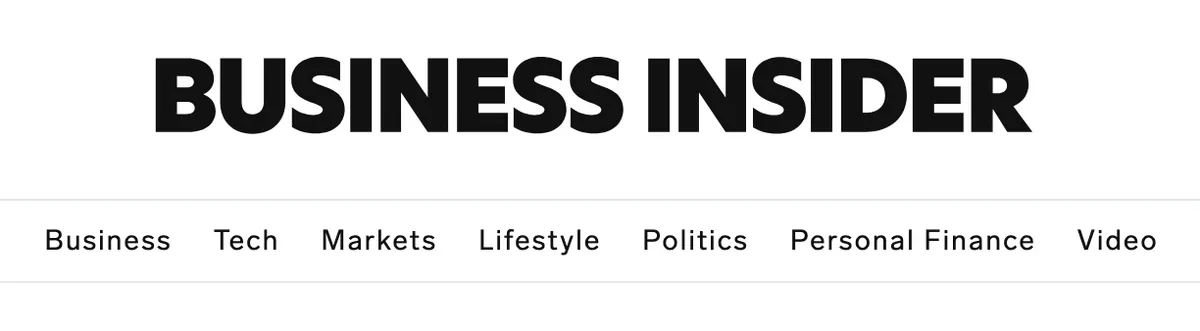 内容网站 Business Insider 的网站架构,按商业、科技等不同内容分类组织