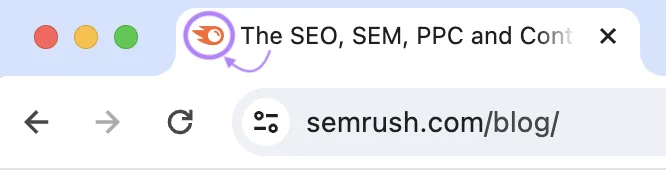 Semrush 网站图标