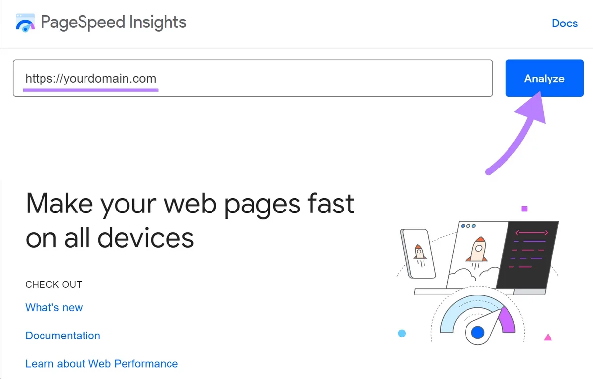 PageSpeed Insights 工具