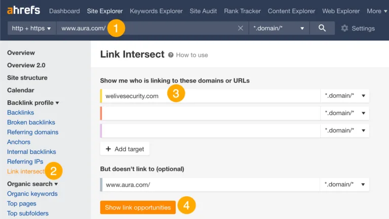 用 Ahrefs 的 Site Explorer 逆向分析你的竞争对手