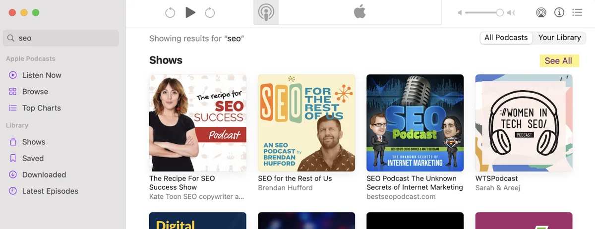 4-搜索 Apple Podcasts