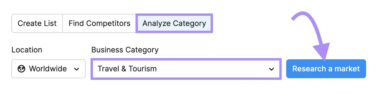 Market Explorer 搜索栏