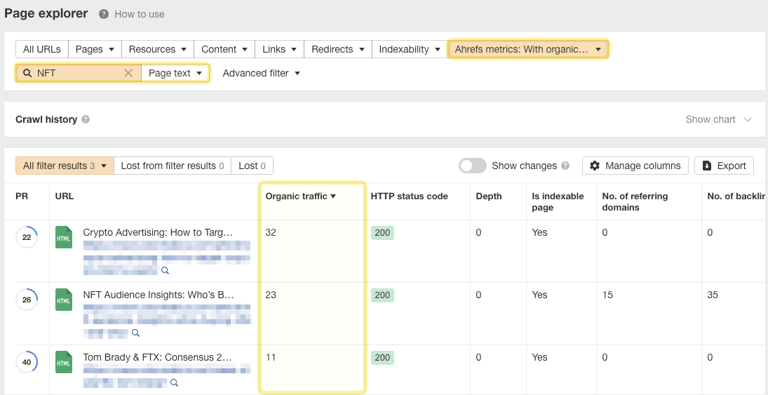 在 Ahrefs 的 Site Audit 中查找内链机会
