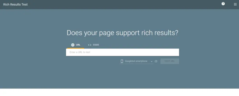 Google 的 Rich Results 测试工具