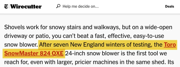 Wirecutter 很擅长在引言中开门见山