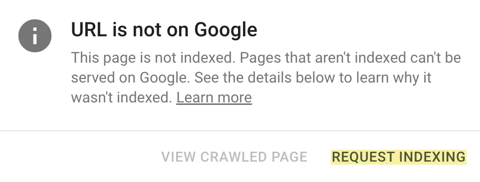 如何在 Google Search Console 中请求编入索引