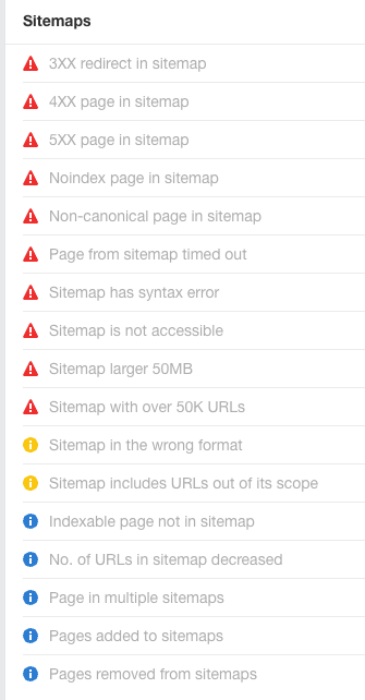 来自 Ahrefs Site Audit 工具的 17 个站点地图相关问题,使用无头 CMS 时需加以考虑