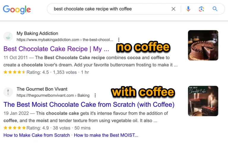 奇怪的 Google 搜索结果