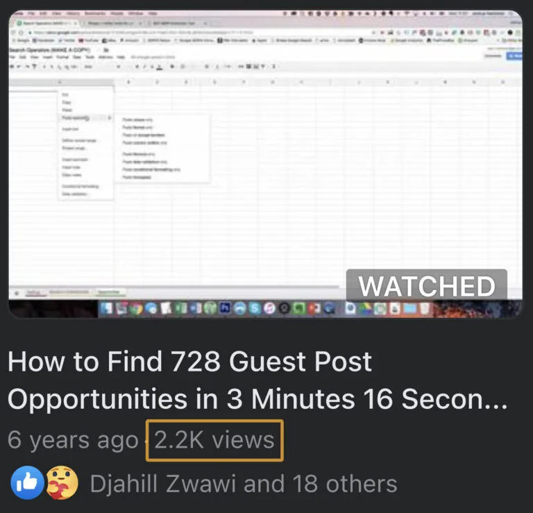 在 Facebook 上使用“推送式”策略的结果