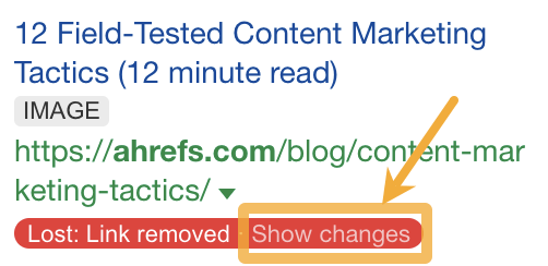 “show changes”(显示更改)按钮会打开 Page Inspect 工具
