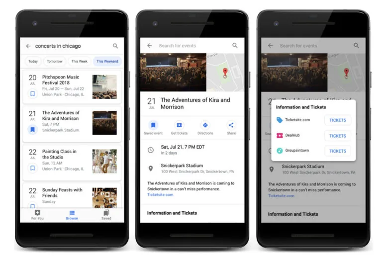 Google 活动体验
