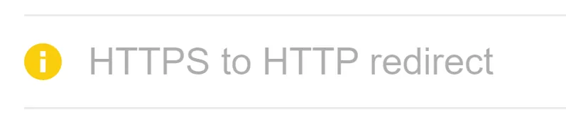 通过 Ahrefs 的 Site Audit 发现的 HTTPS 到 HTTP 重定向问题