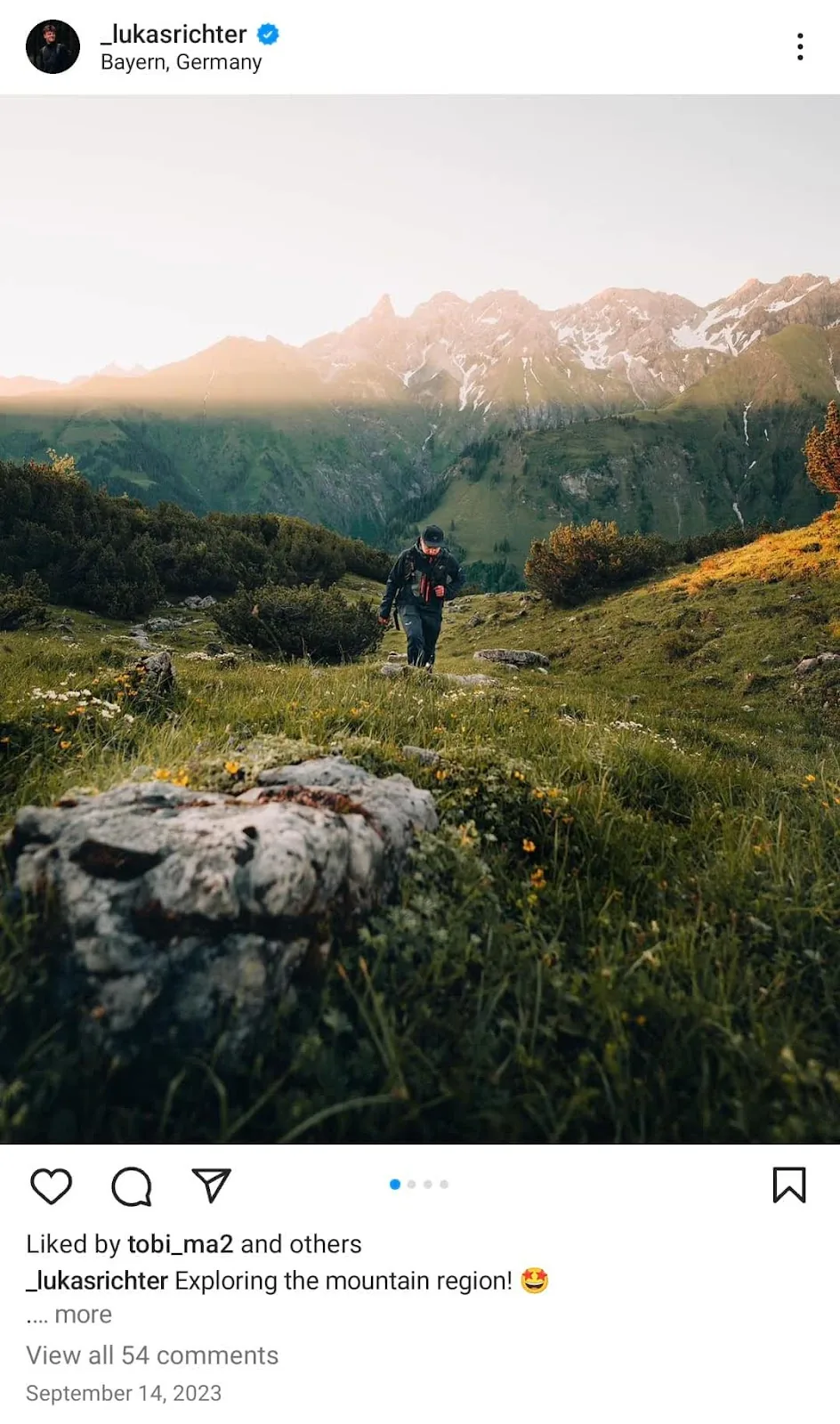 Lukas Richter 为“Shot on iPhone”活动在 Instagram 上发布的图片。