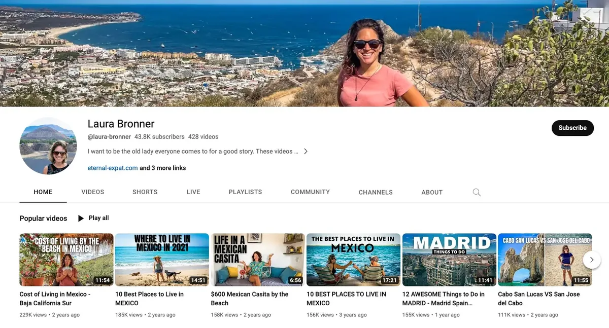 Laura Bronner 的 YouTube 频道