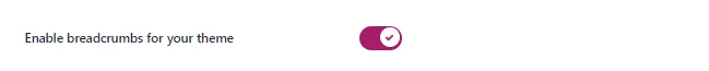 在 Yoast 中启用面包屑