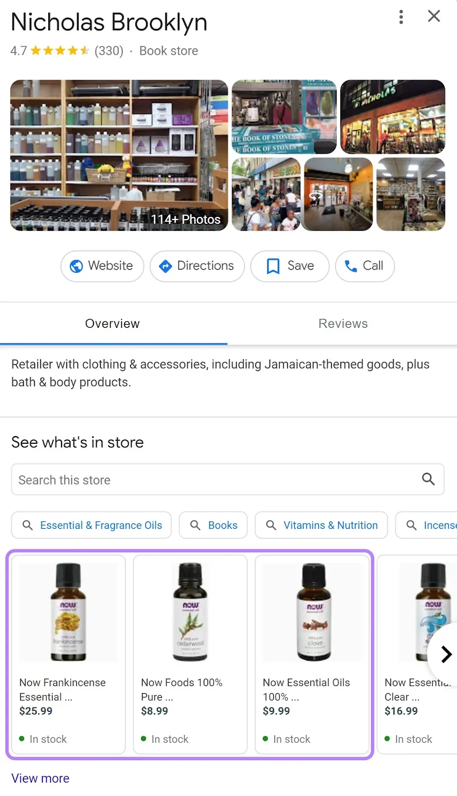 Nicholas Brooklyn 的 Google 商家资料产品帖子
