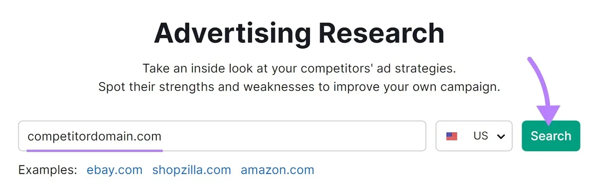 Advertising Research 搜索