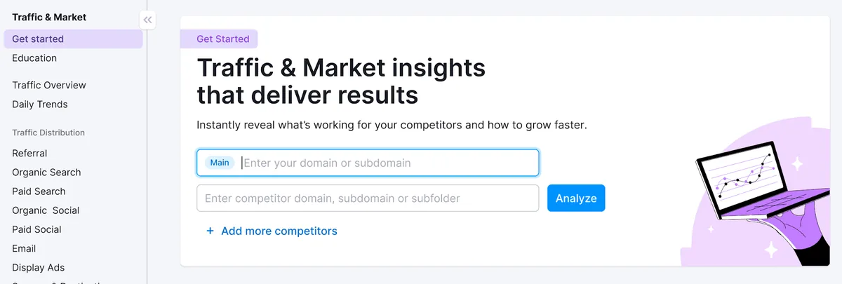 Semrush Traffic & Market Toolkit(流量与市场工具包)