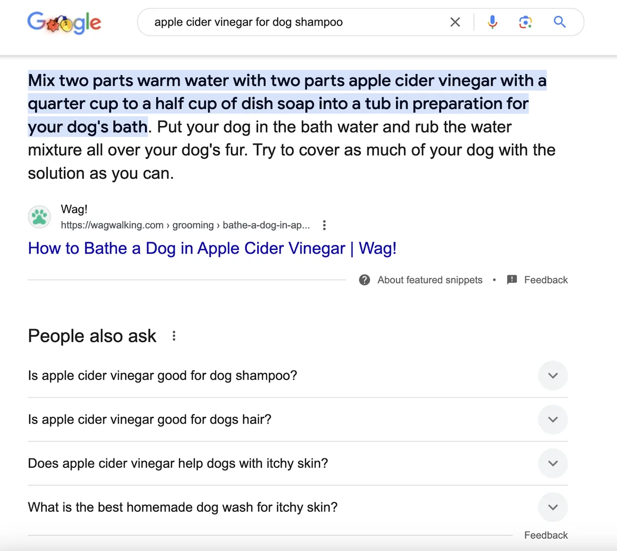 该搜索结果页面具有精选摘要和 people also ask 这两个 SERP 功能。