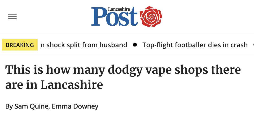 链接到该活动的 Lancashire Post 文章