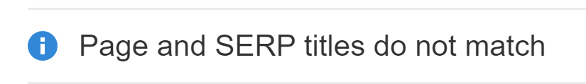 页面标题与 SERP 标题不匹配的问题,通过 Ahrefs 的 Site Audit