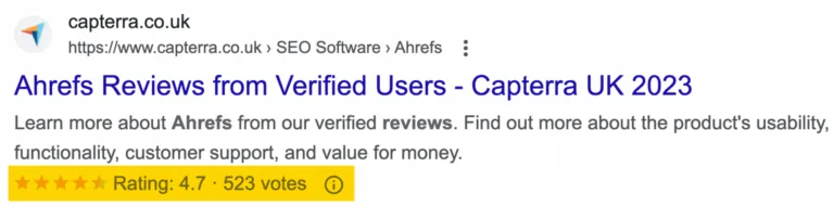 评测摘要示例，来自 google.com