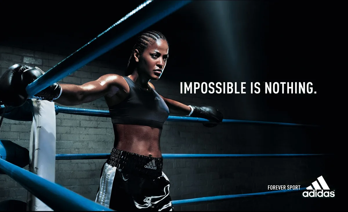 Adidas 的“Impossible Is Nothing”口号