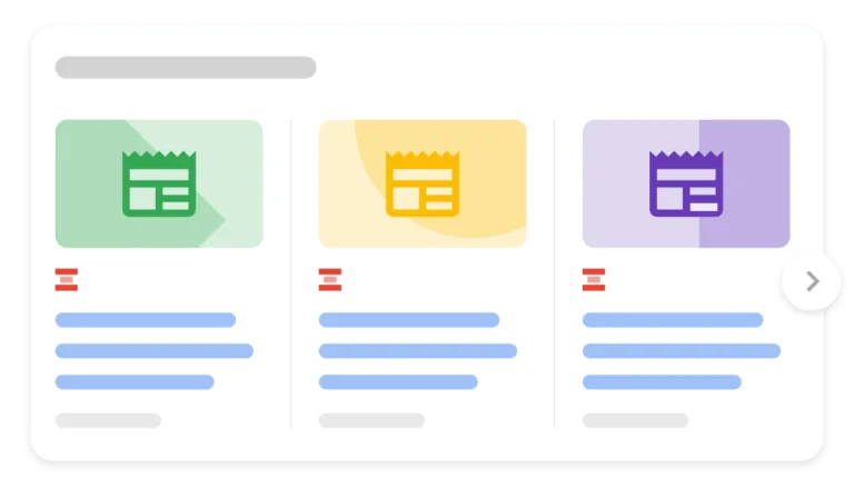通过 google.com 看到的文章结构化数据示意图