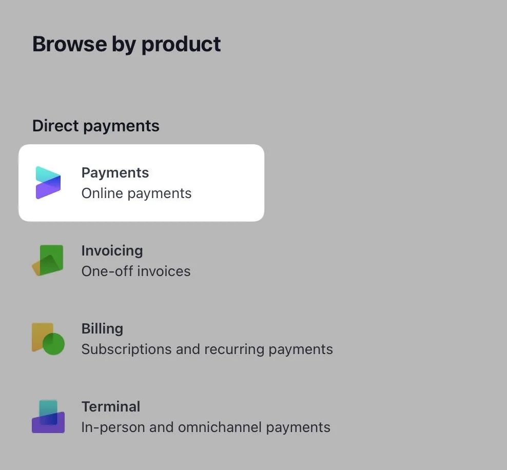 Stripe 文档中的支付链接